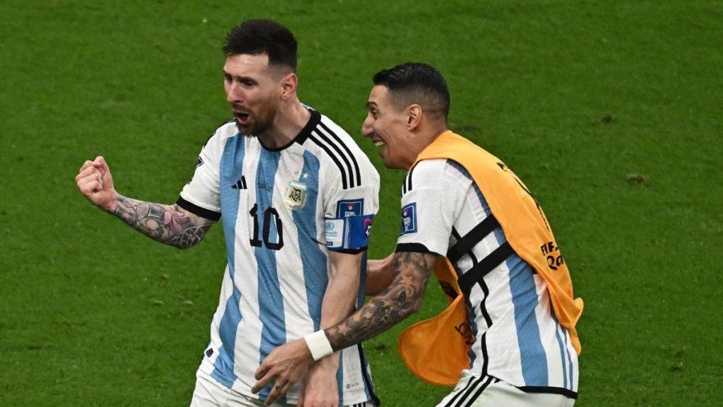 La alegría de Messi luego de ganar el Mundial de Qatar 2022 con Argentina