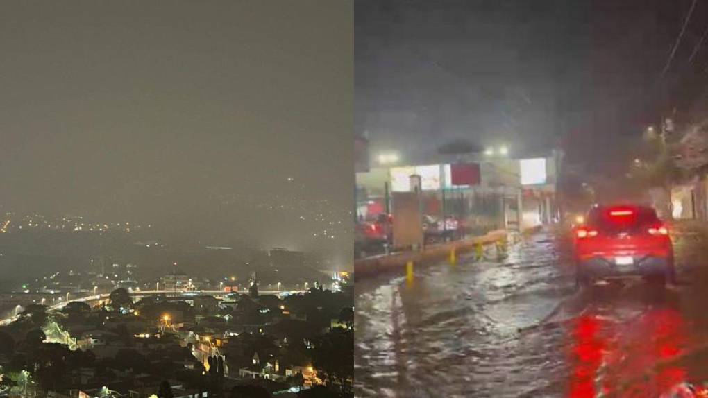 Calles inundadas y daños materiales: imágenes de la lluvia que azotó la capital