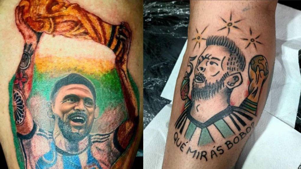 Los peores tatuajes conmemorativos de Argentina, campeón del Mundial