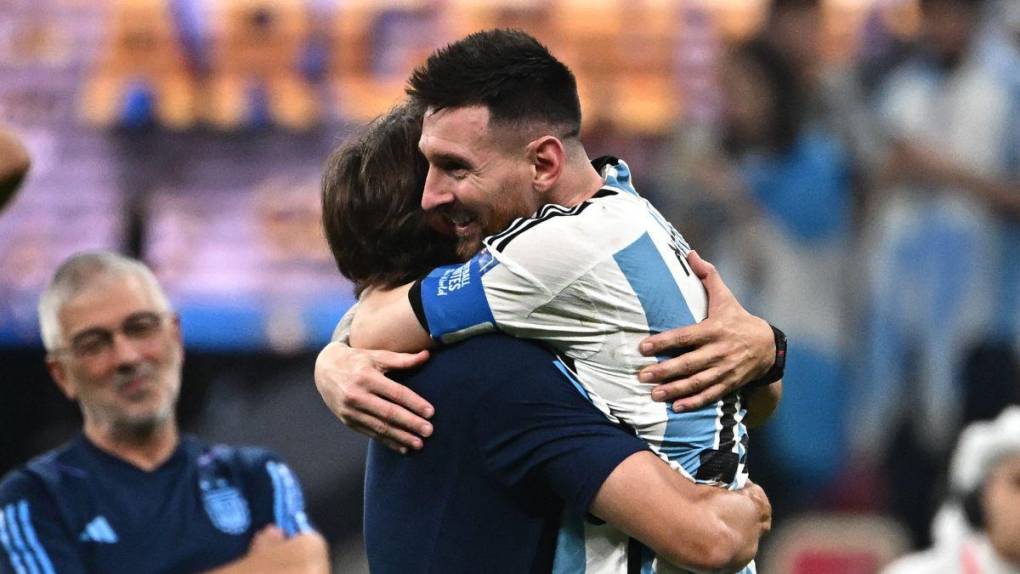 La alegría de Messi luego de ganar el Mundial de Qatar 2022 con Argentina