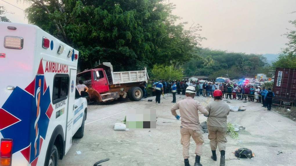 Lo que se sabe del accidente que dejó varios muertos en carretera de Copán