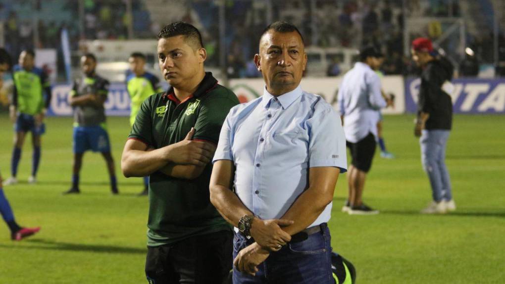 Caras largas, miradas perdidas y tristeza: las imágenes de los jugadores de Olancho FC tras la derrota ante Olimpia