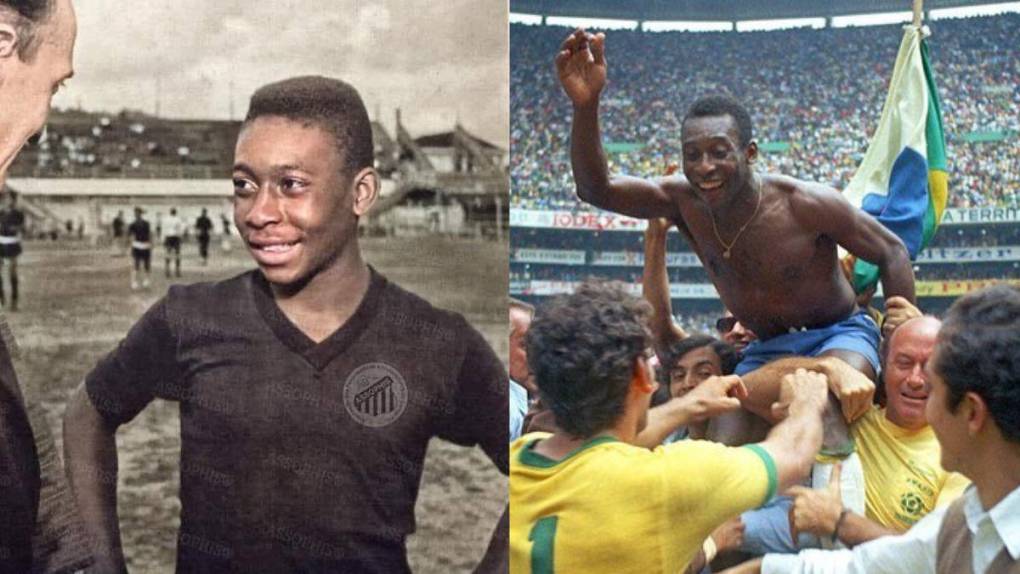 La vida de Pelé, el Rey del fútbol mundial, en imágenes