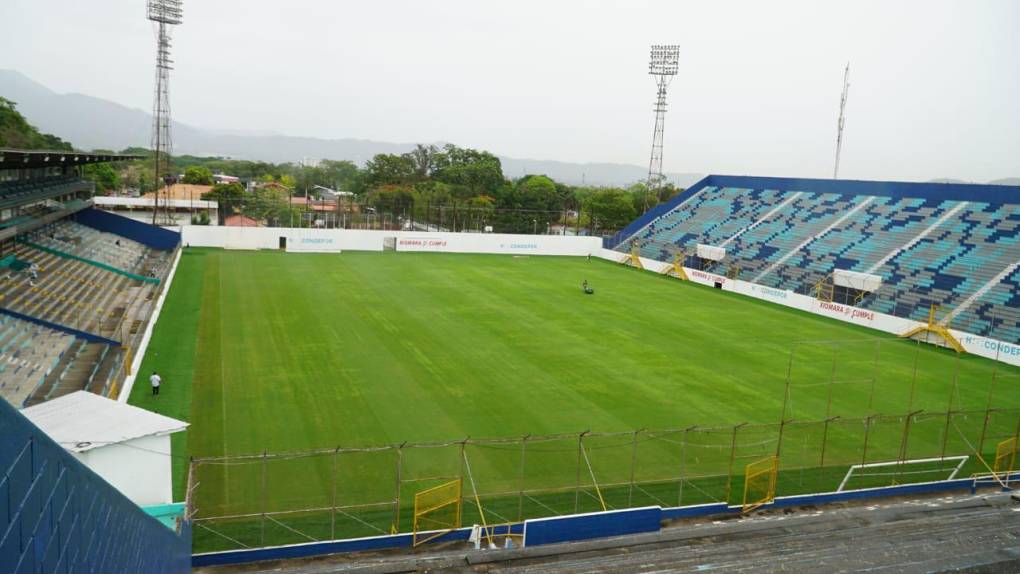 Definen fecha para reapertura del estadio Morazán ¡La grama ya está lista!