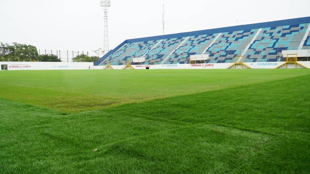 Definen fecha para reapertura del estadio Morazán ¡La grama ya está lista!