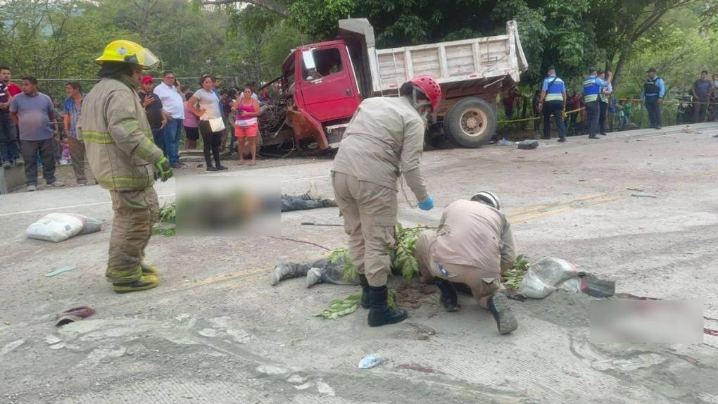 Lo que se sabe del accidente que dejó varios muertos en carretera de Copán