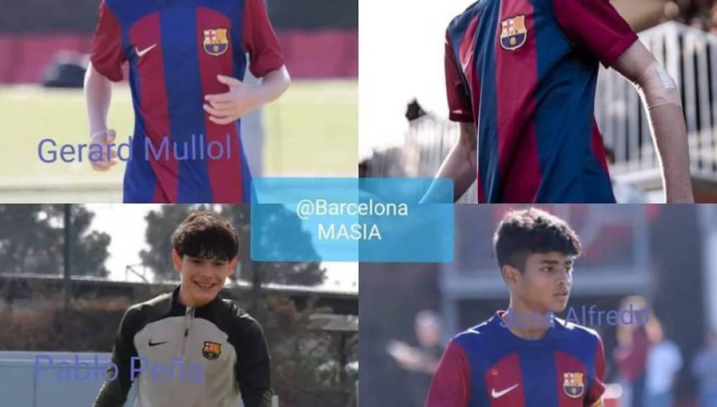 Barcelona tiene en La Masia a un futbolista que podría jugar con la Selección de Honduras