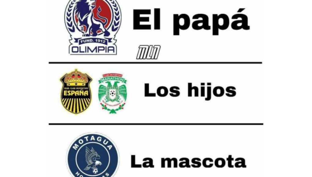 Olimpia se baja a Motagua y aficionados crean chistosos memes