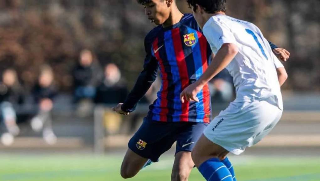 Barcelona tiene en La Masia a un futbolista que podría jugar con la Selección de Honduras