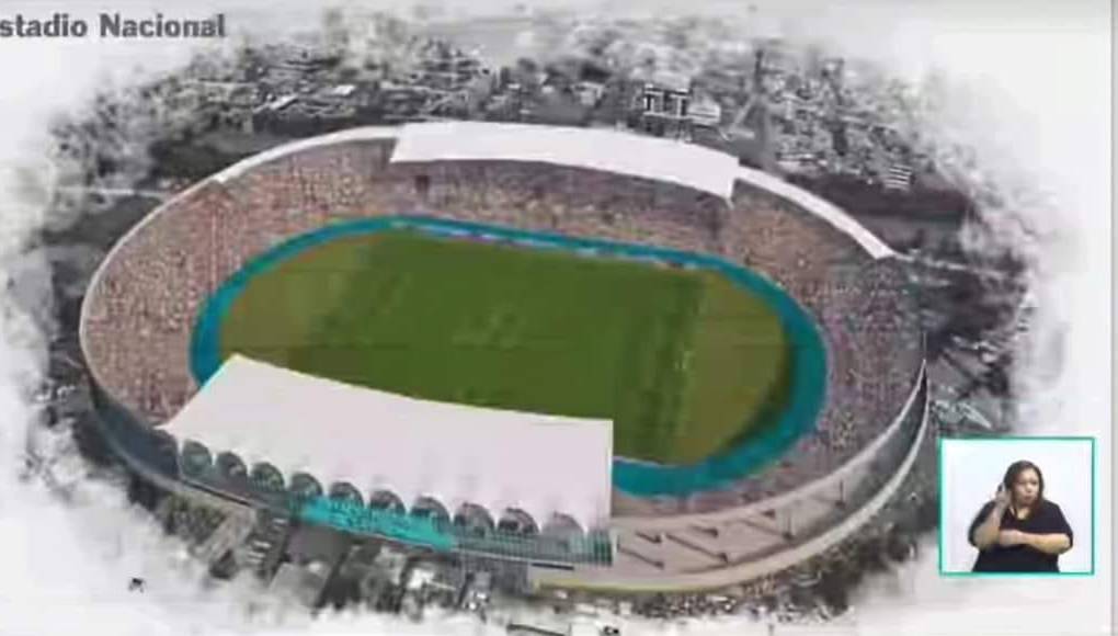 Se desvela el nuevo diseño y así lucirá el estadio Nacional de Tegucigalpa