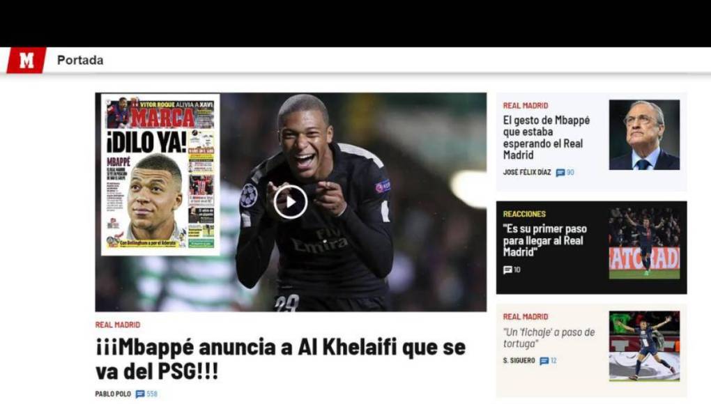 Mbappé se marcha del PSG y así reaccionan los medios y periodistas