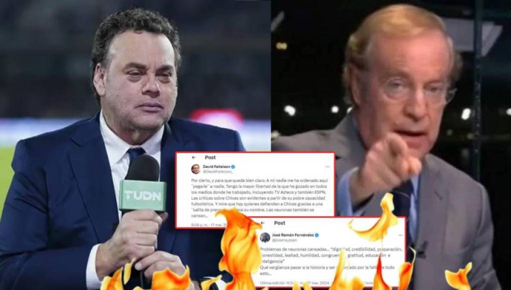 Se terminó la amistad: David Faitelson y José Ramón Fernández se dicen de todo: “Me da lástima”