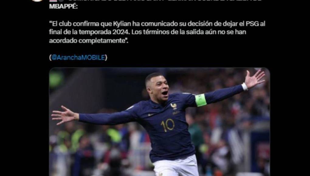 Mbappé se marcha del PSG y así reaccionan los medios y periodistas