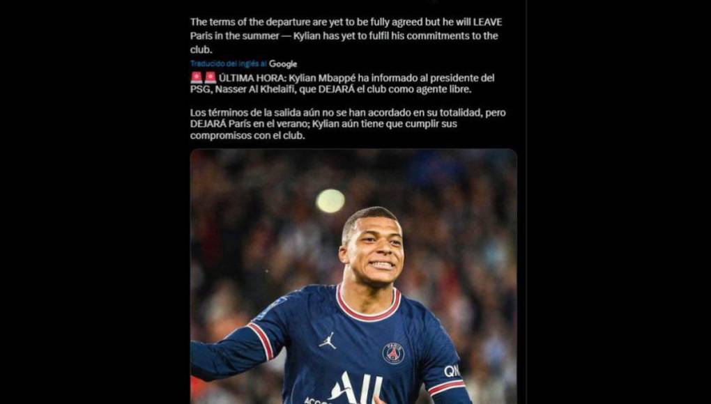 Mbappé se marcha del PSG y así reaccionan los medios y periodistas