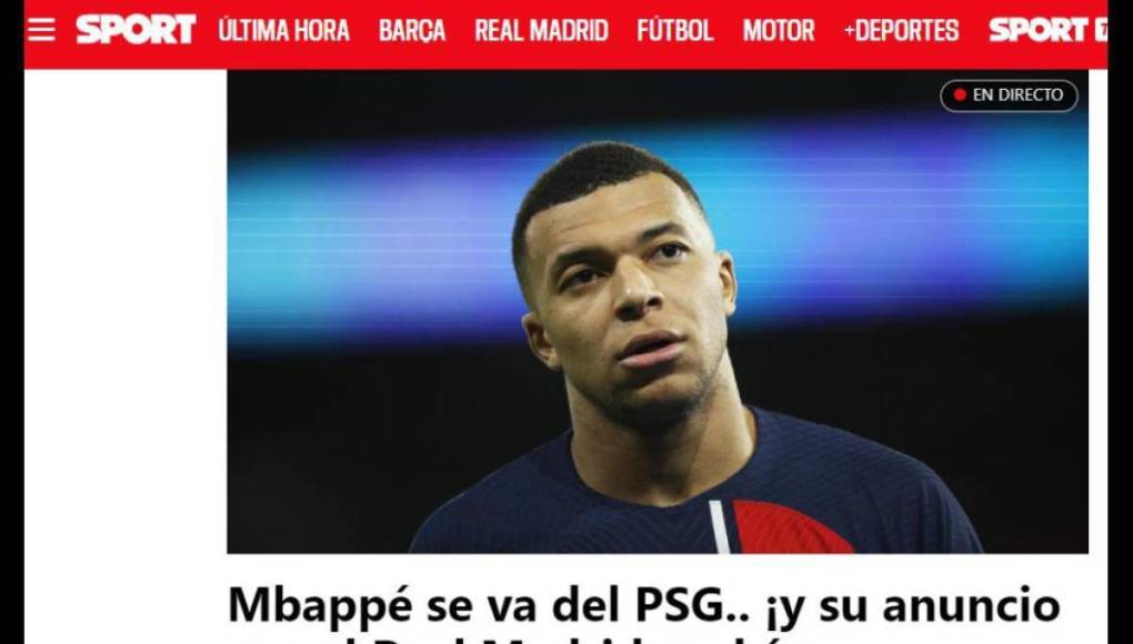 Mbappé se marcha del PSG y así reaccionan los medios y periodistas