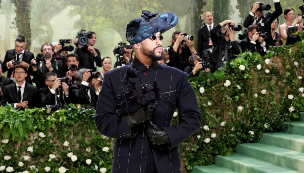 Así lució Bad Bunny en la alfombra de la Met Gala 2024