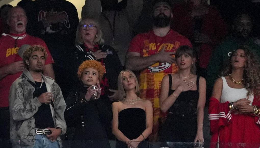 La emoción de Taylor Swift antes de que iniciara el partido del Super Bowl