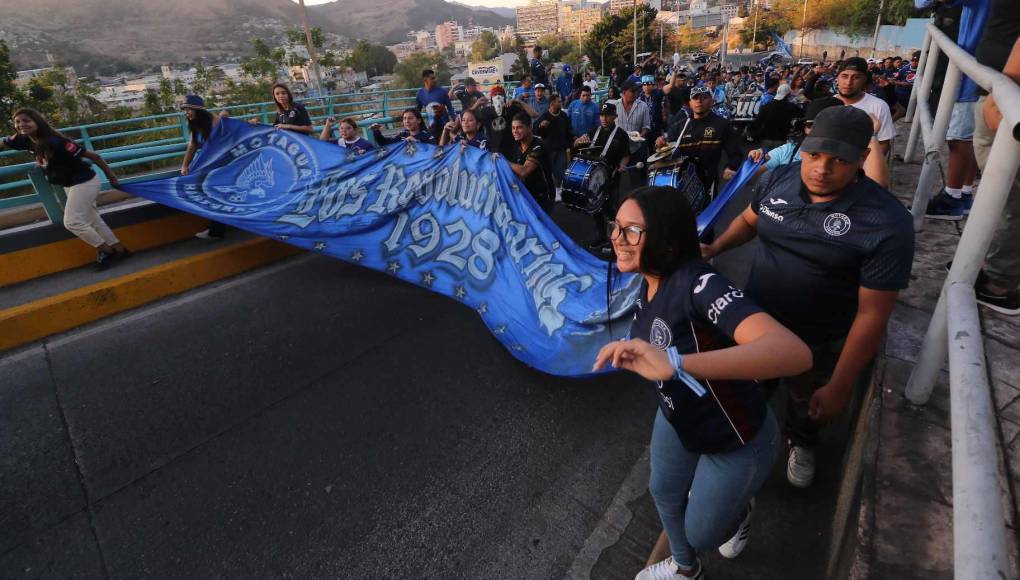 Motagua-Olimpia: Zafarrancho en las afueras del Nacional previo al Clásico