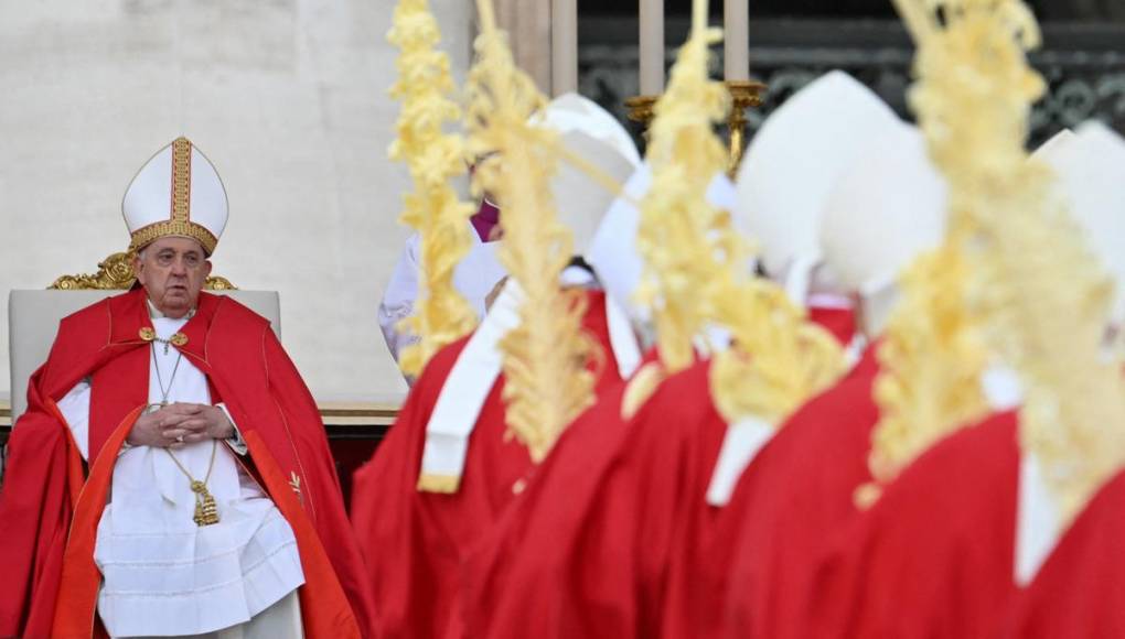 Papa Francisco encabezó celebración del Domingo de Ramos