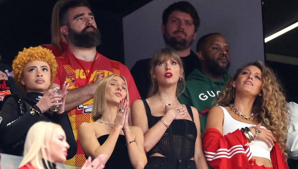 La emoción de Taylor Swift antes de que iniciara el partido del Super Bowl