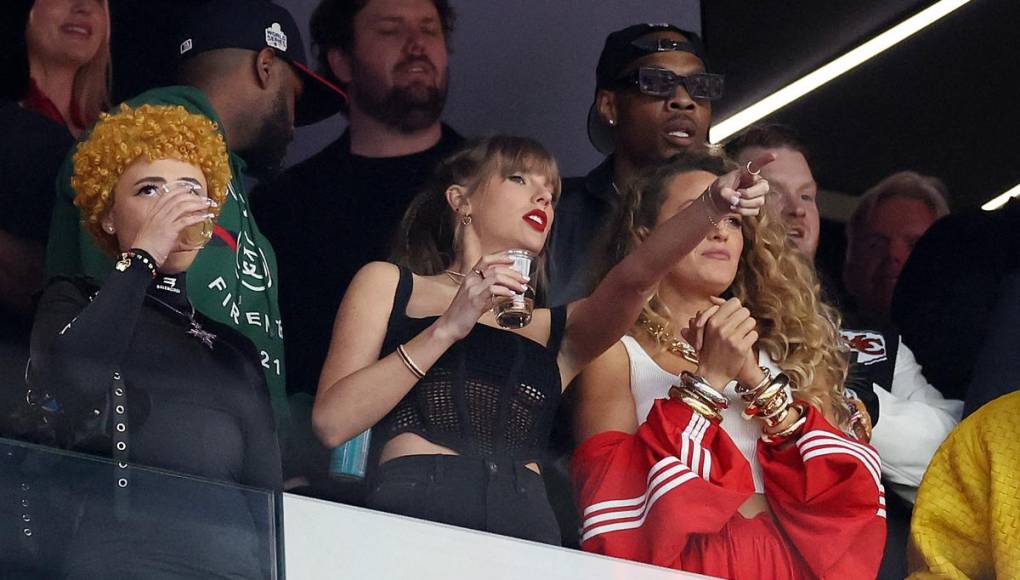 La emoción de Taylor Swift antes de que iniciara el partido del Super Bowl