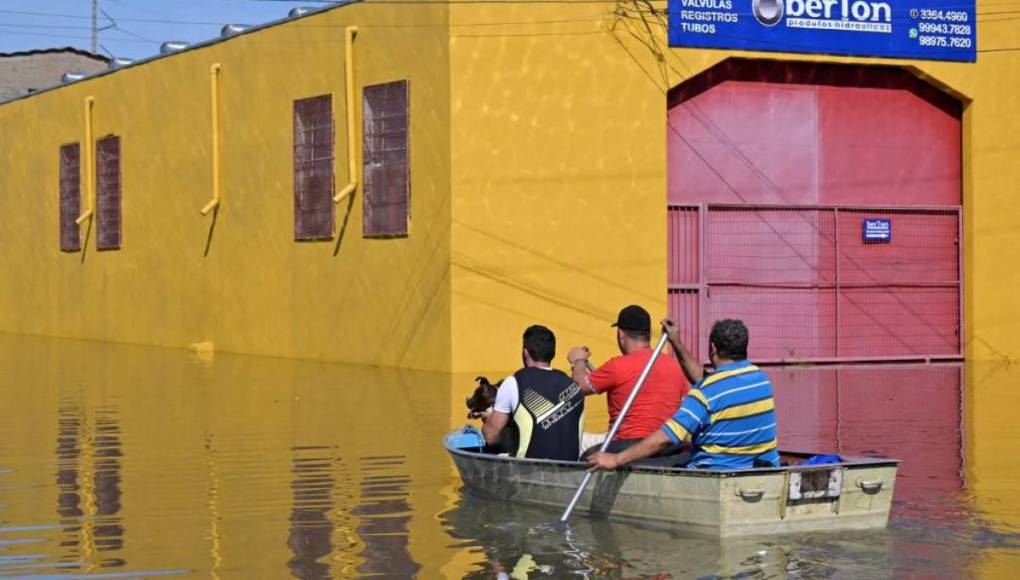 Imágenes impactantes en Brasil: estadios de gremio e Inter afectados por inundaciones