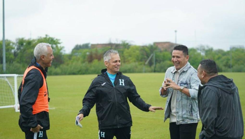 La visita sorpresa que recibio selección de Honduras en pleno entrenamiento en Frisco