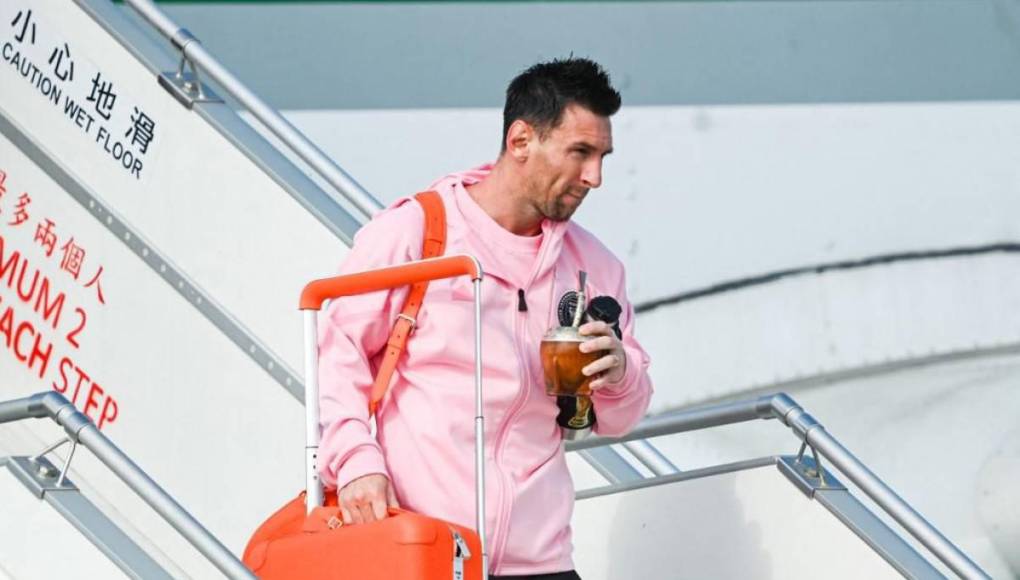 Inter Miami y Messi llegan a Hong Kong para disputar partido amistoso