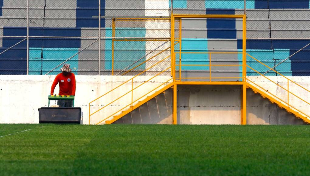 El Estadio Morazán ya se pintó, se está puliendo la grama y se acerca la reapertura