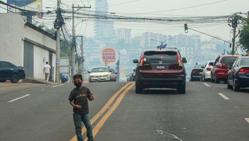 Así luce Tegucigalpa este martes en espera de las lluvias