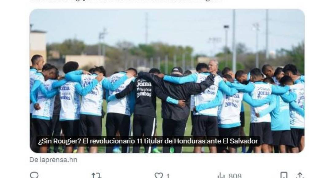 Honduras-El Salvador: Lo que publican los medios sobre partido amistoso