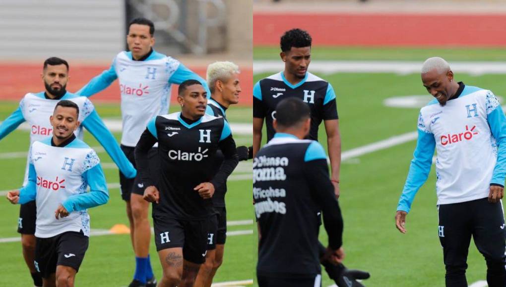 ¡Con legionarios! Honduras realizó su primer entrenamiento en Dallas