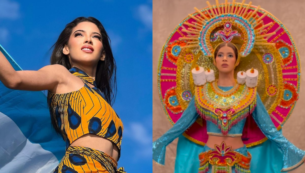 Jimena Lazo rinde homenaje a las alfombras de Comayagua en el Miss Teen Universe 2024