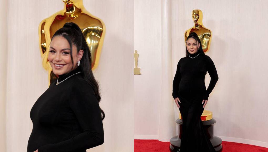 Vanessa Hudgens confirma embarazo desfilando por la alfombra roja de los Oscar