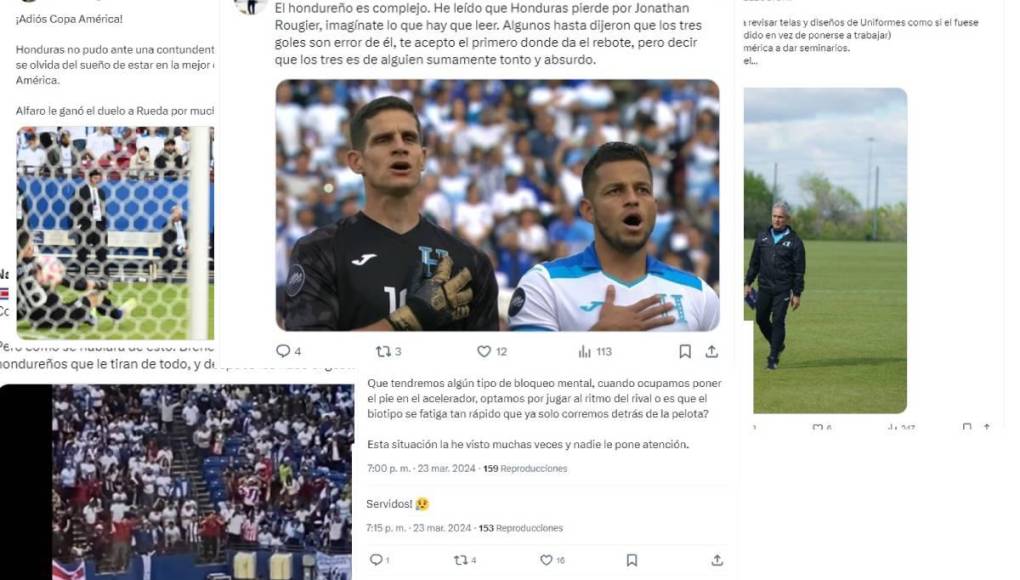 Lo que dicen los periodistas tras derrota de Honduras ante Costa Rica en repechaje de Copa América