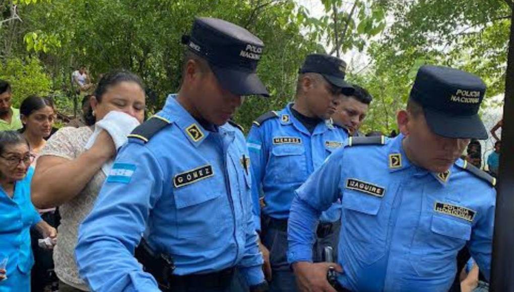 El último adiós a Lener Montalván, policía asesinado en Comayagua