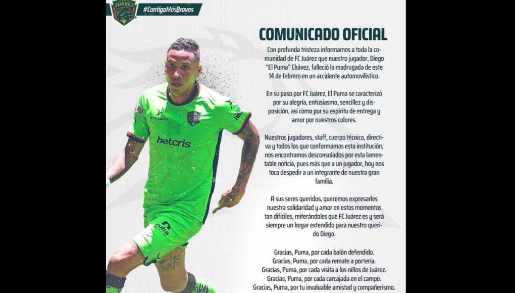 ¿Cómo murió Diego ‘Puma’ Chávez del Juárez FC? Así fue el accidente