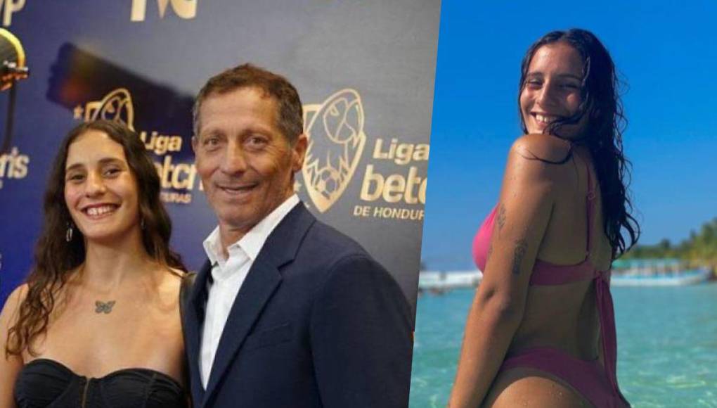 Hija de Pedro Troglio disfruta de las playas de Roatán y comparte su viaje