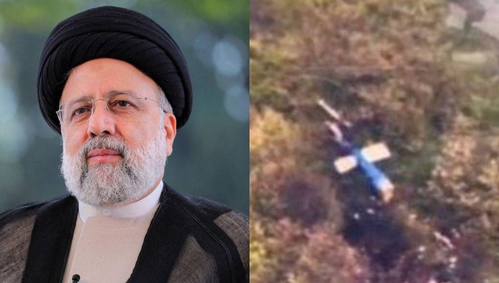 Así quedó el helicóptero donde viajaba Ebrahim Raisi, presidente de Irán