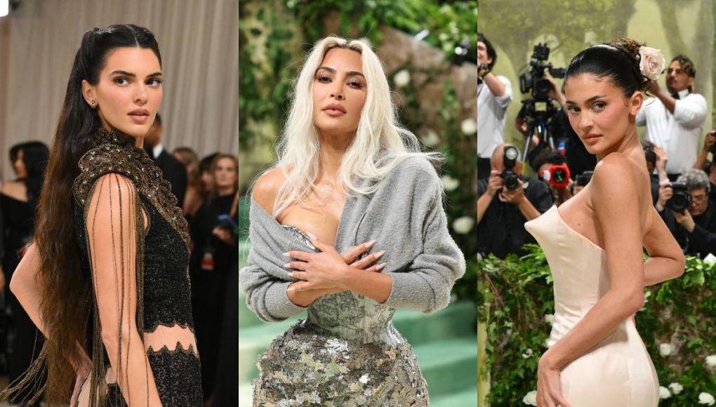 Las Kardashian-Jenner deslumbran en la Met Gala 2024