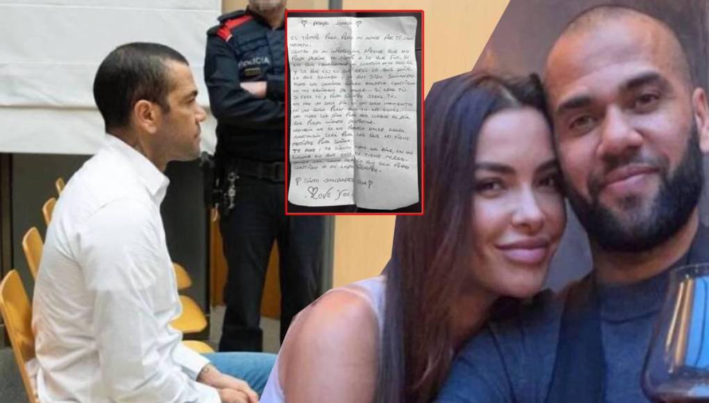 La fría carta de Joana Sanz tras conocer condena a Dani Alves