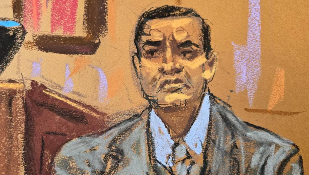 Las primeras imágenes de Juan Orlando Hernández declarando en su juicio en Nueva York