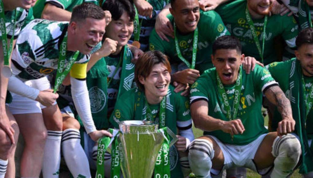 Así festejó el Celtic y Luis Palma un nuevo título en Escocia