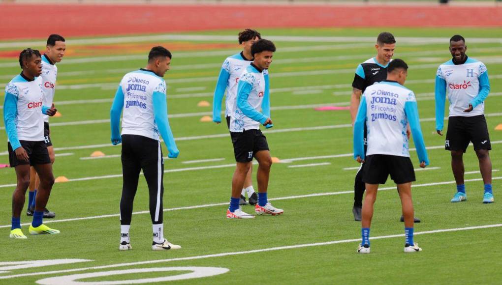 ¡Con legionarios! Honduras realizó su primer entrenamiento en Dallas