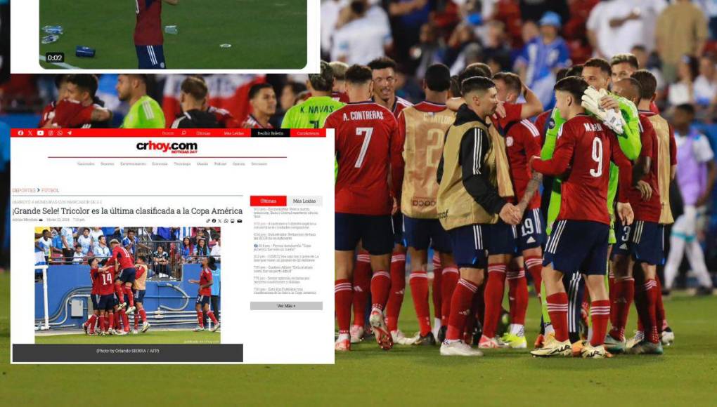 ”Papá a la Copa América”: Prensa tica destaca triunfo de Costa Rica sobre Honduras