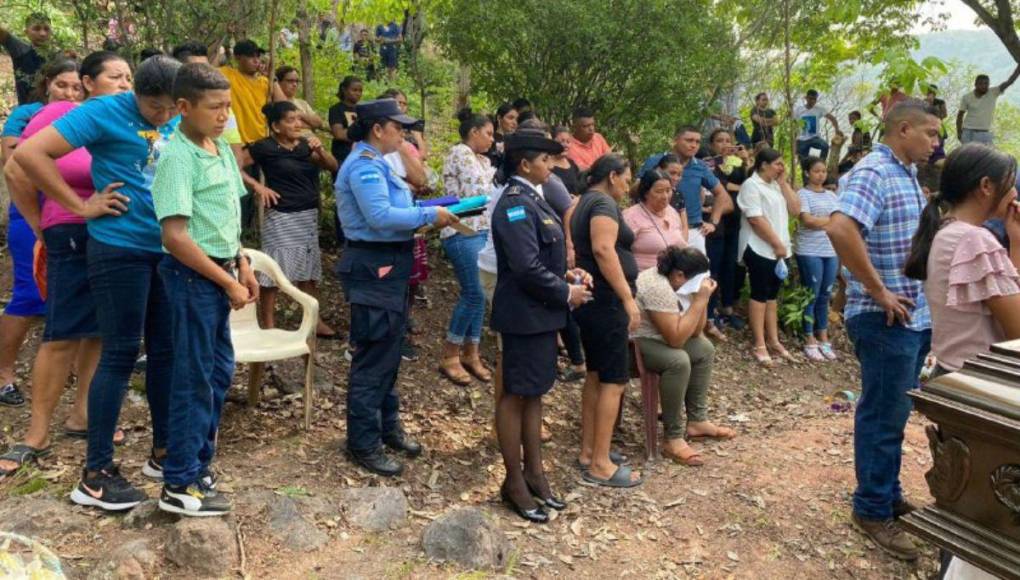 El último adiós a Lener Montalván, policía asesinado en Comayagua