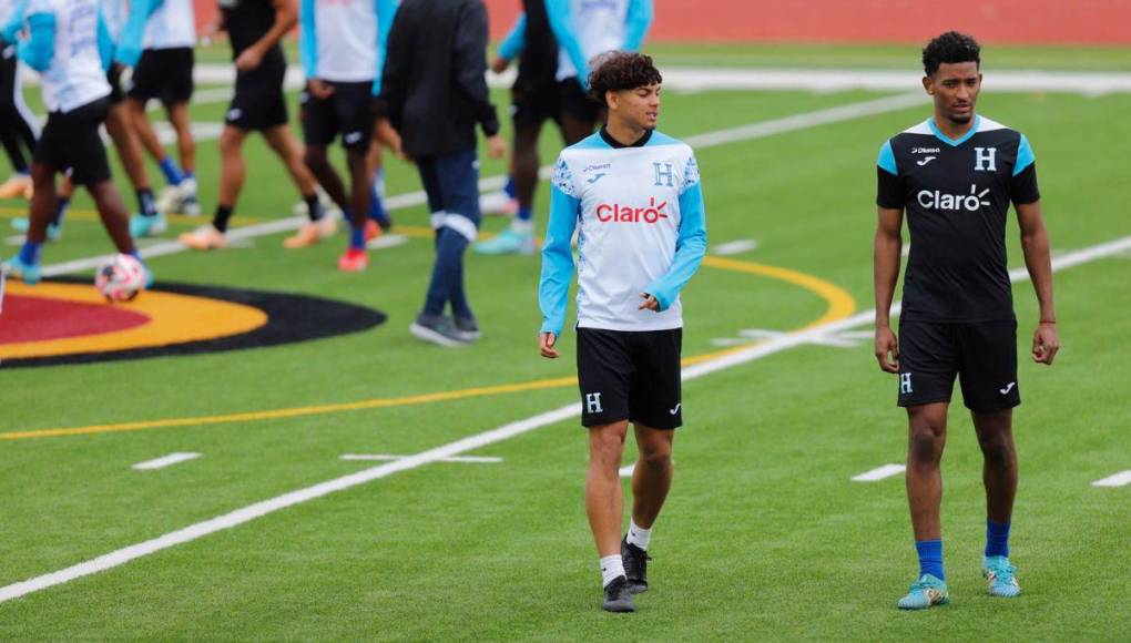 ¡Con legionarios! Honduras realizó su primer entrenamiento en Dallas