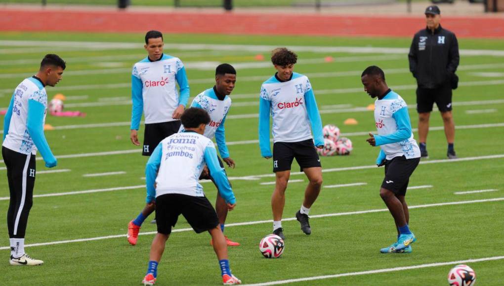 ¡Con legionarios! Honduras realizó su primer entrenamiento en Dallas