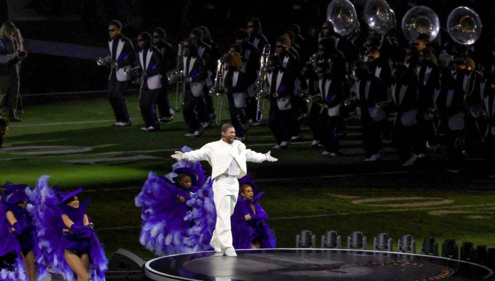 Los mejores momentos del Halftime Show de Usher en el Super Bowl LVIII