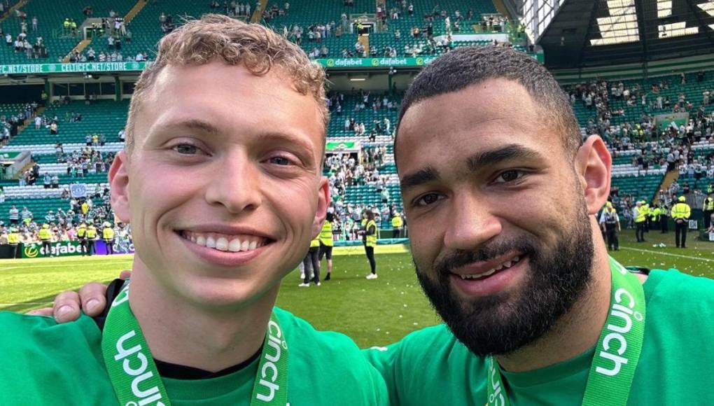 Así festejó el Celtic y Luis Palma un nuevo título en Escocia